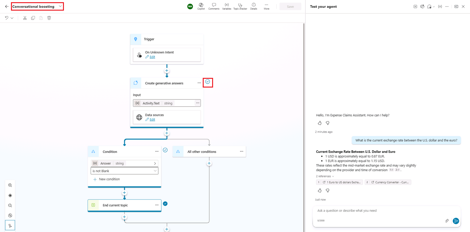 Conversational Boosting 토픽 대화